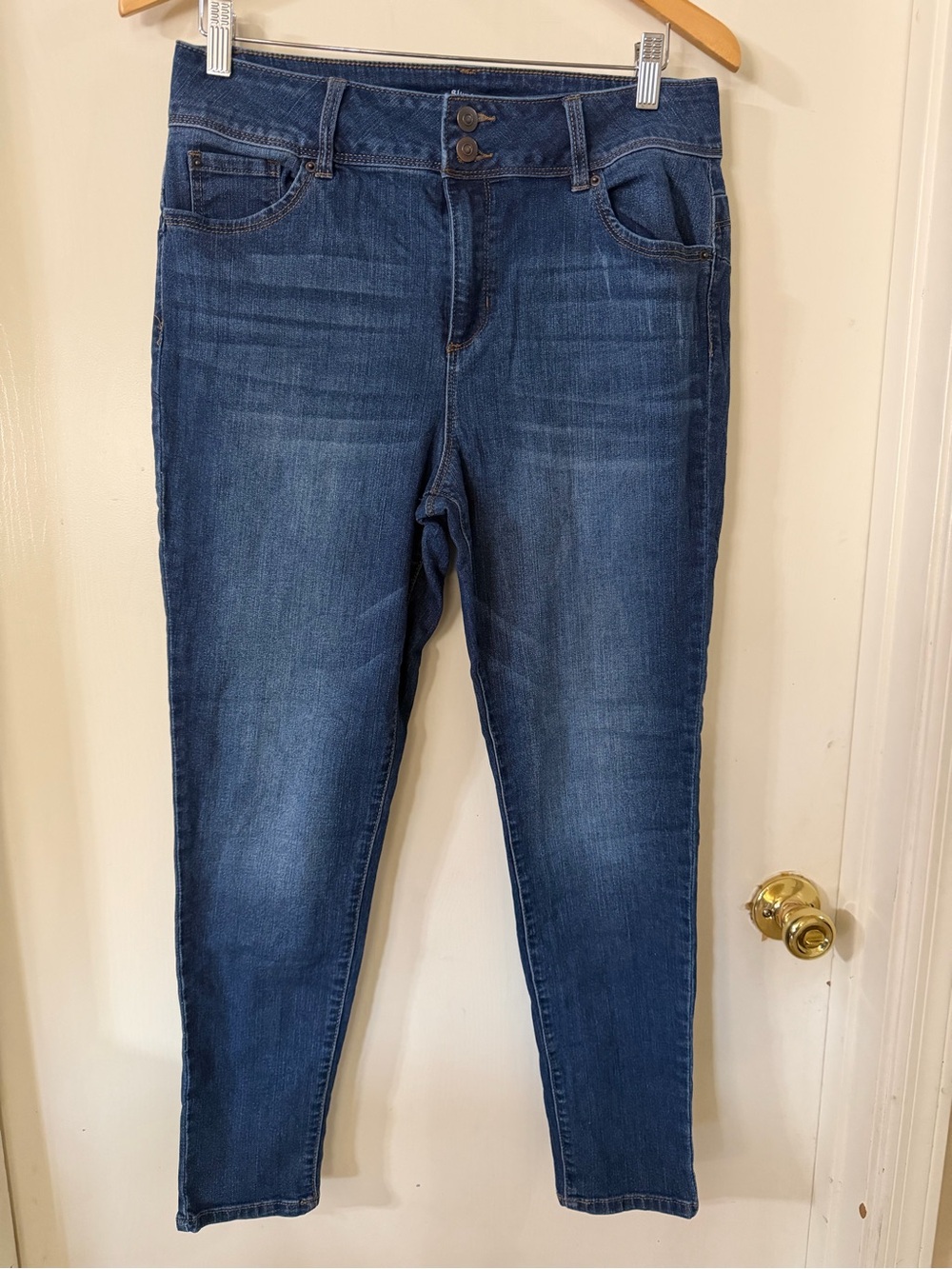 Blue Ink Classic High-Rise Dark Blue Women’s Jeans (310)
